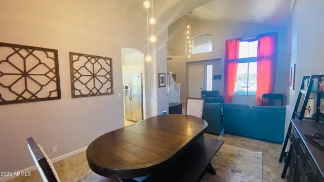 a view of a livingroom with furniture