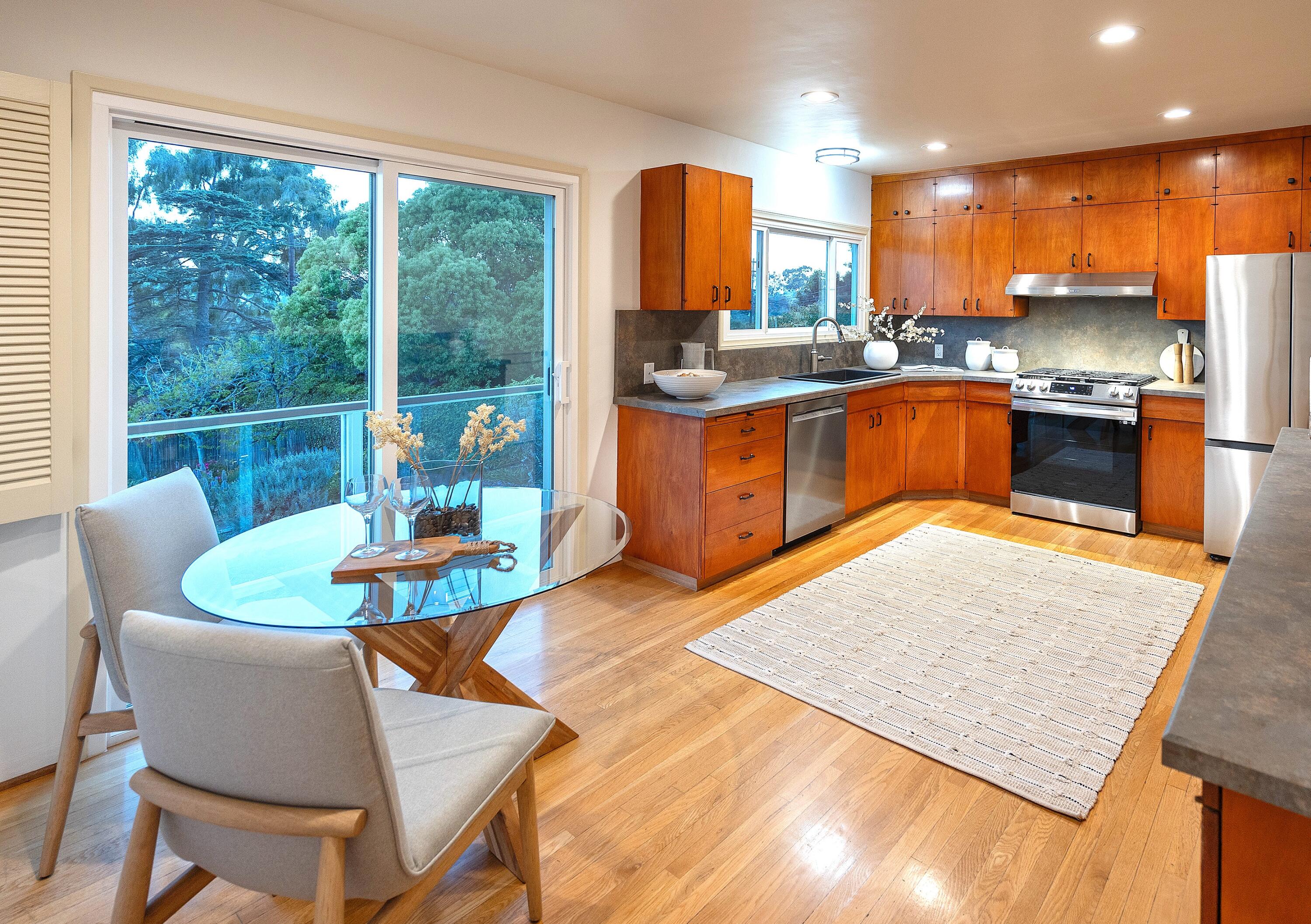 967 Garcia Road Santa Barbara, CA 93103 - Photo 9 of 20 Spacious kitchen w/backyard access