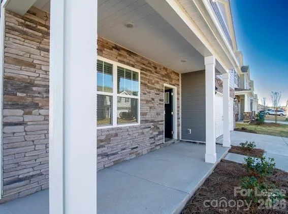a view of front door of house