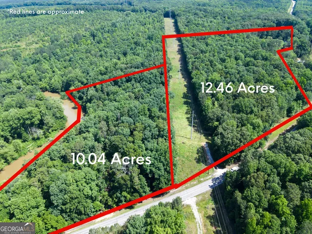 a view of a green yard