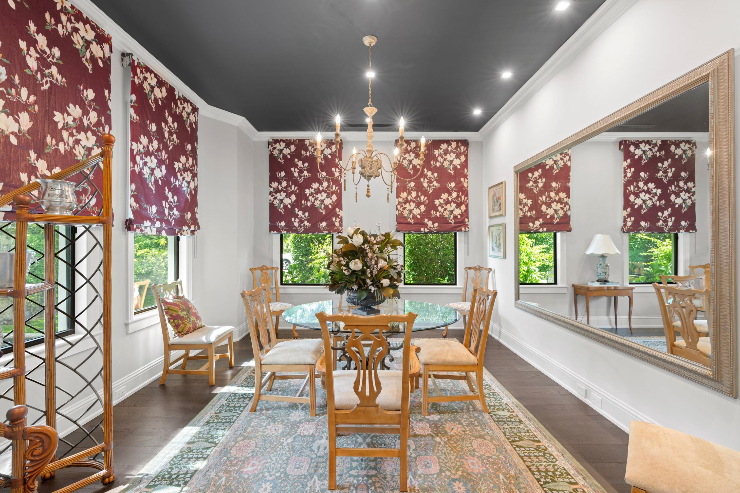 533 Westwood Road West Palm Beach, FL 33401 - Photo 8 of 43 a dining room with furniture and a large window