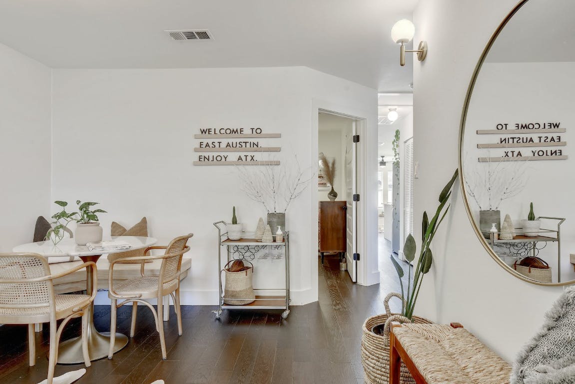2901 Glen Rae Street, Unit A Austin, TX 78702 - Photo 13 of 36 a view of a livingroom with furniture and a livingroom