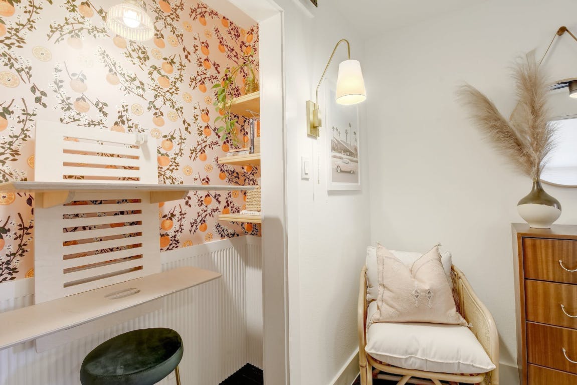 2901 Glen Rae Street, Unit A Austin, TX 78702 - Photo 25 of 36 a bathroom with a sink and a mirror