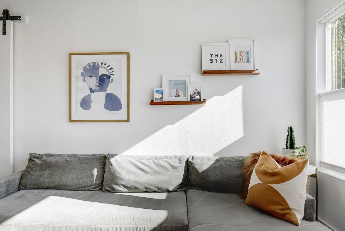 2901 Glen Rae Street, Unit A Austin, TX 78702 - Photo 8 of 36 a living room with furniture and a window