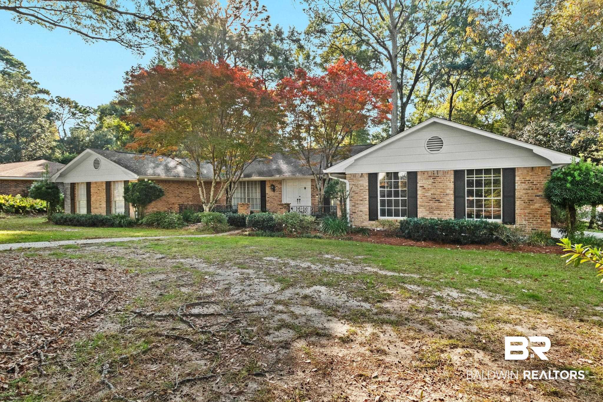 752 Evergreen Street Fairhope, AL 36532 - Photo 92 of 100 Ranch-style home with brick siding and a front lawn
