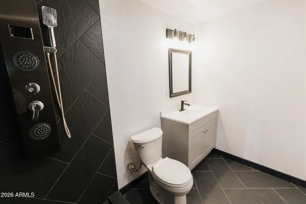 a view of a house with wooden floor