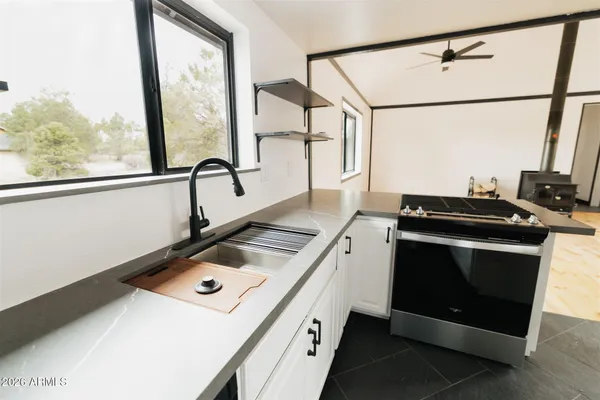 a view of wooden floor