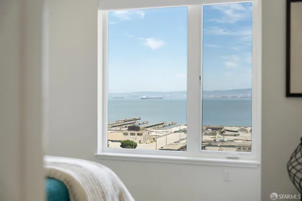 a room with a window