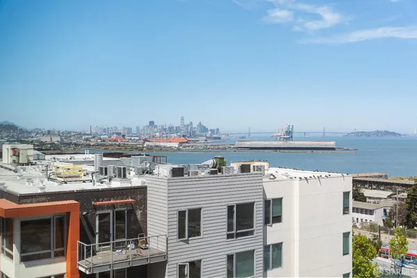 a view of a buildings