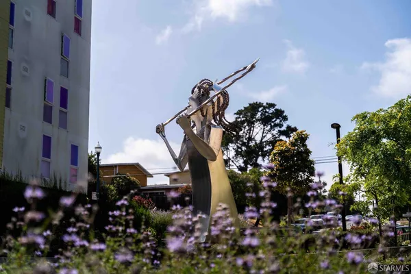 a view of outdoor space with seating