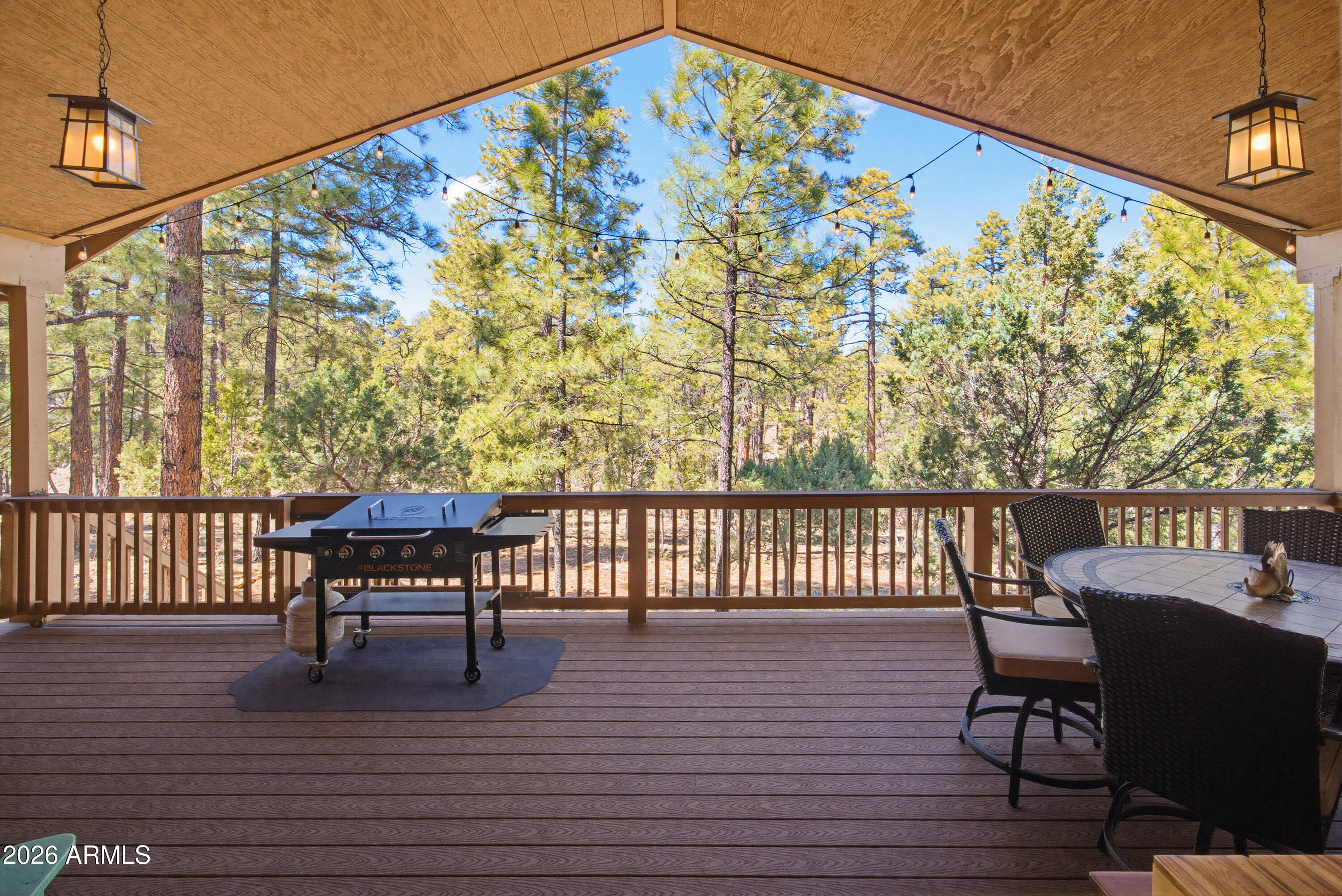 1522 Mainline Road Heber, AZ 85928 - Photo 6 of 34 Large Covered Back Deck