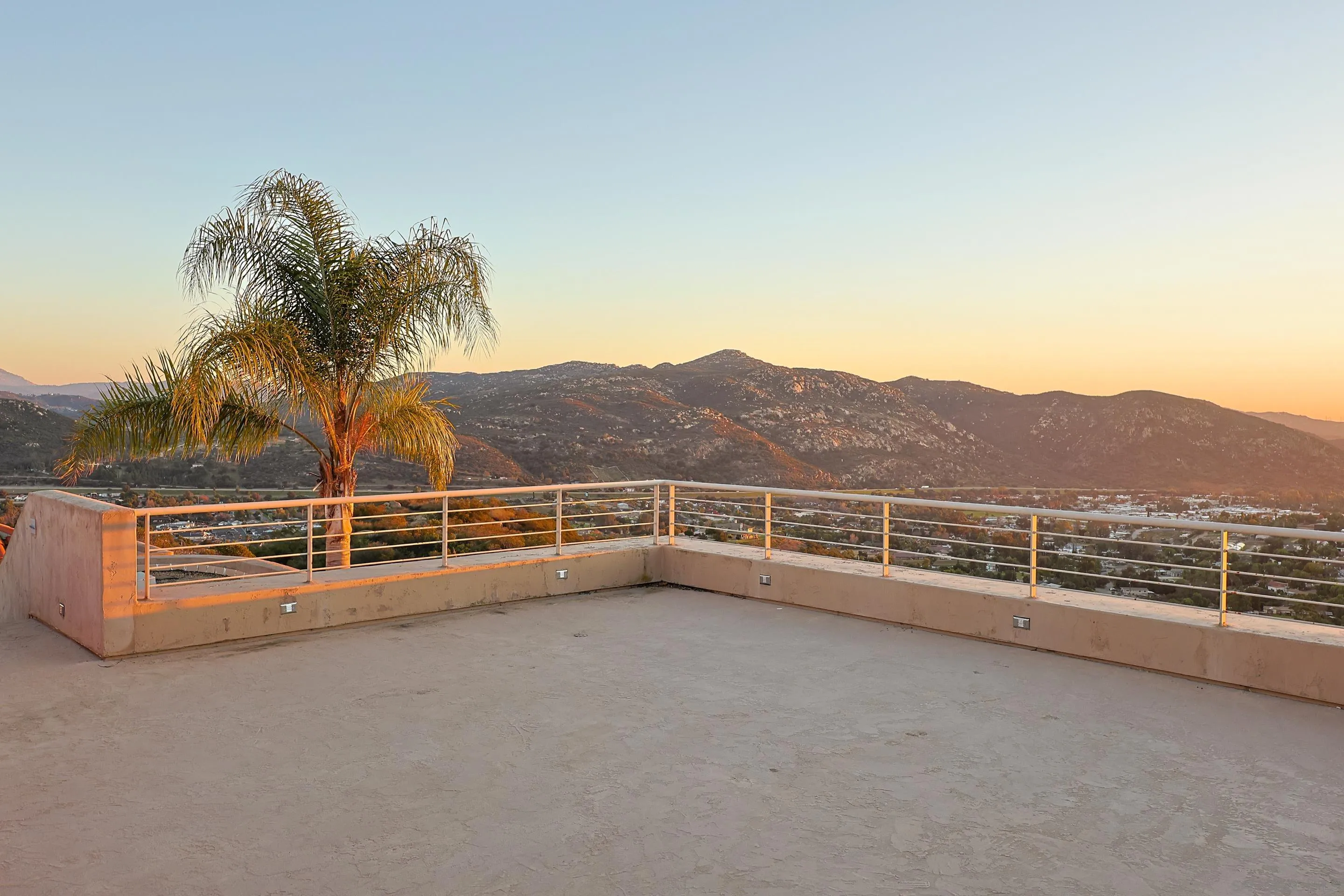15740 Broad Oaks Road El Cajon, CA 92021 - Photo 34 of 47 a view of a terrace with a mountain