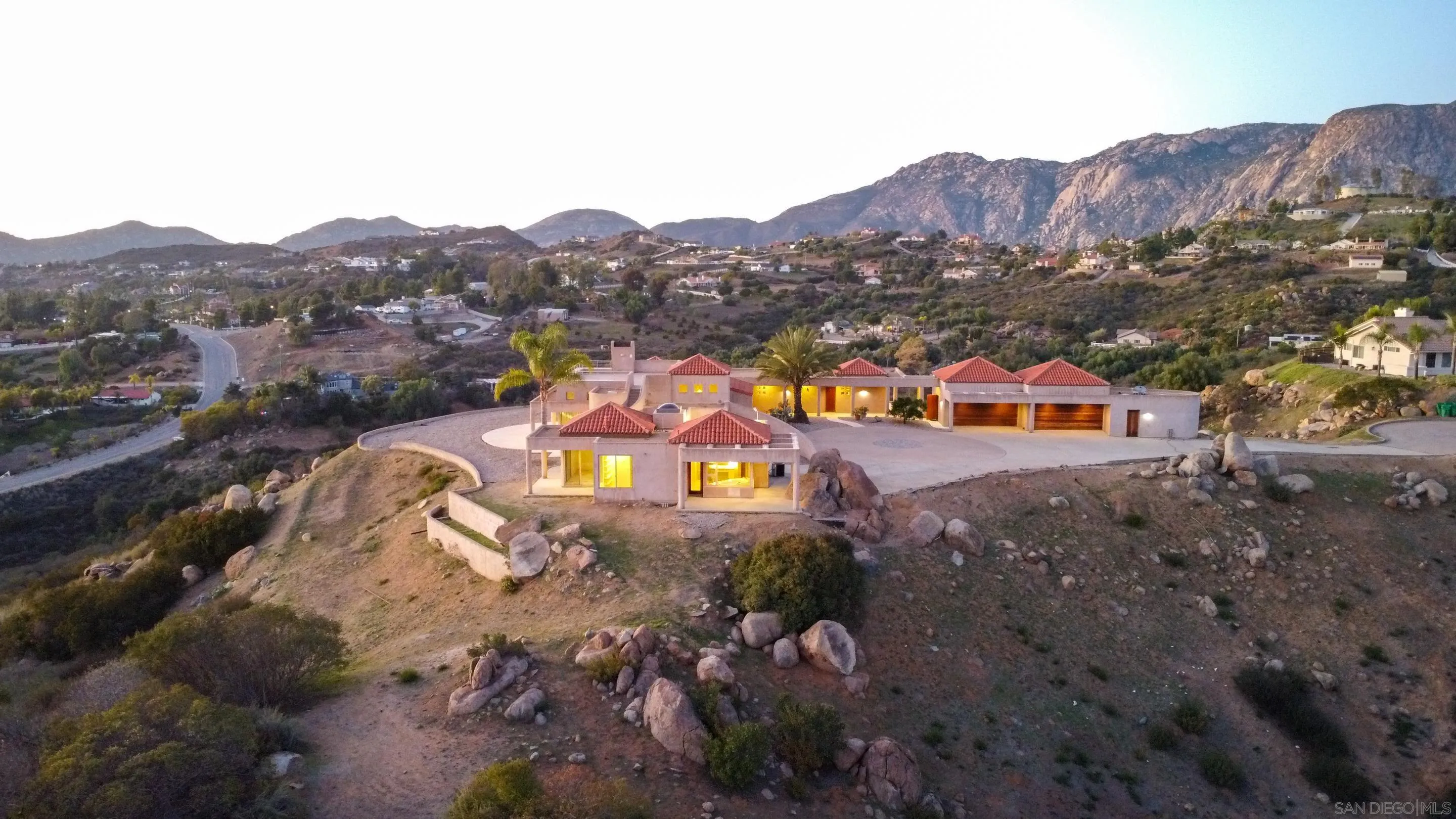 15740 Broad Oaks Road El Cajon, CA 92021 - Photo 45 of 47 an aerial view of residential houses and outdoor space