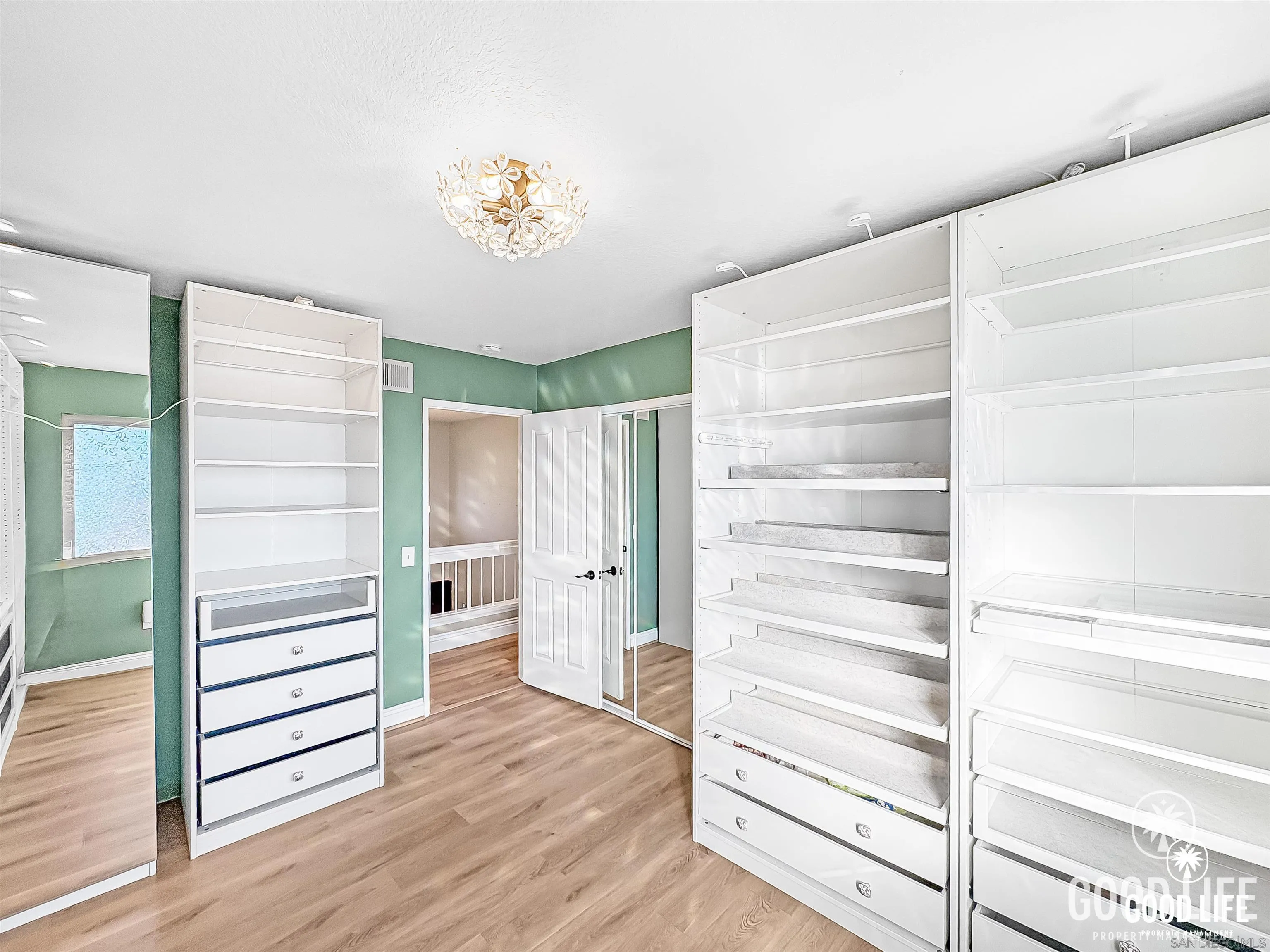 391 Via Almansa Encinitas, CA 92024 - Photo 11 of 29 a view of walk in closet with empty racks