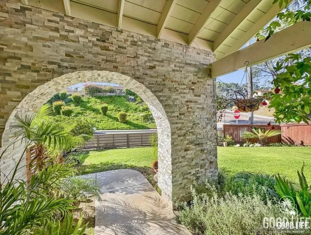 a view of a city from a balcony