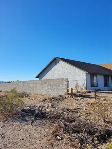 a backyard of a house