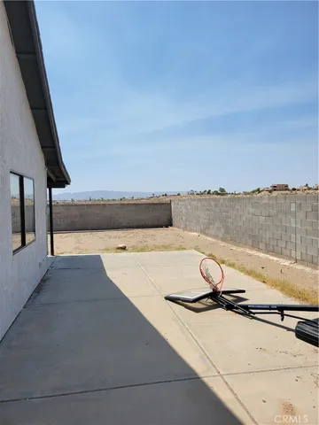 a view of outdoor space with seating area