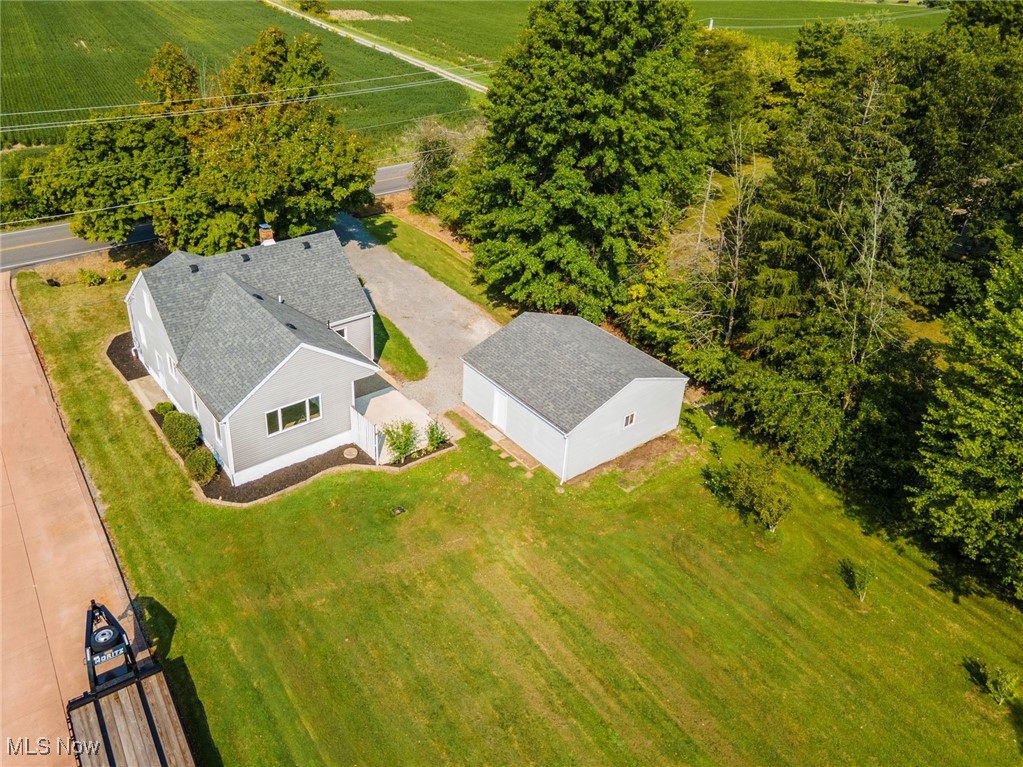 8131 Struthers Road Lowellville, OH 44436 - Photo 47 of 48 Birds eye view of property featuring a rural view