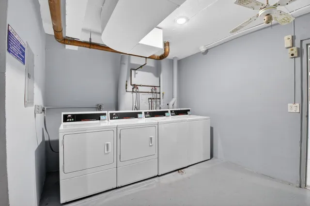 a view of a city with tall buildings