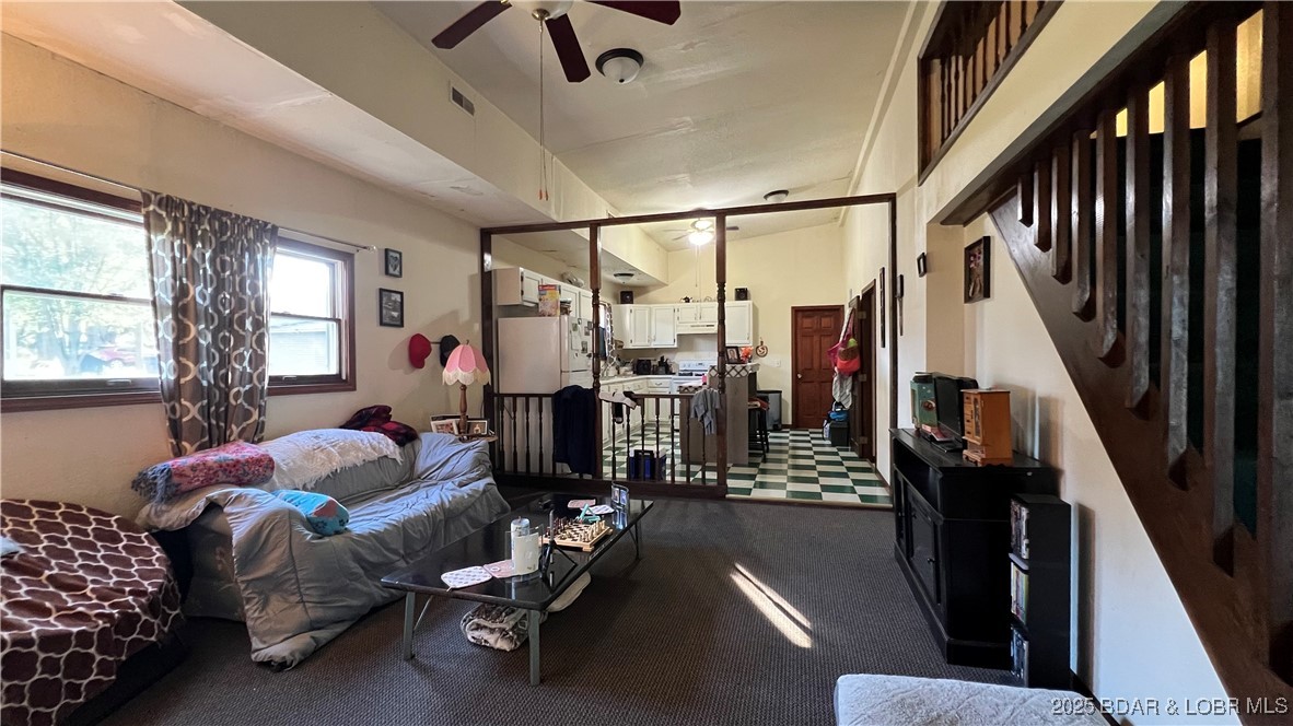 134 West 8th Street Eldon, MO 65026 - Photo 3 of 49 Family room open to the kitchen...soaring ceilings
