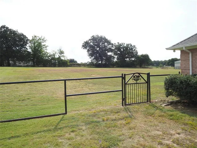 a view of outdoor space with ocean view