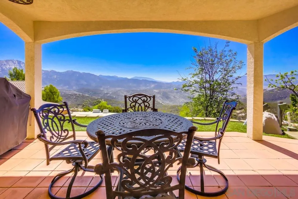 15399 Isla Vista Road Jamul, CA 91935 - Photo 35 of 48 a view of a chairs and table in patio