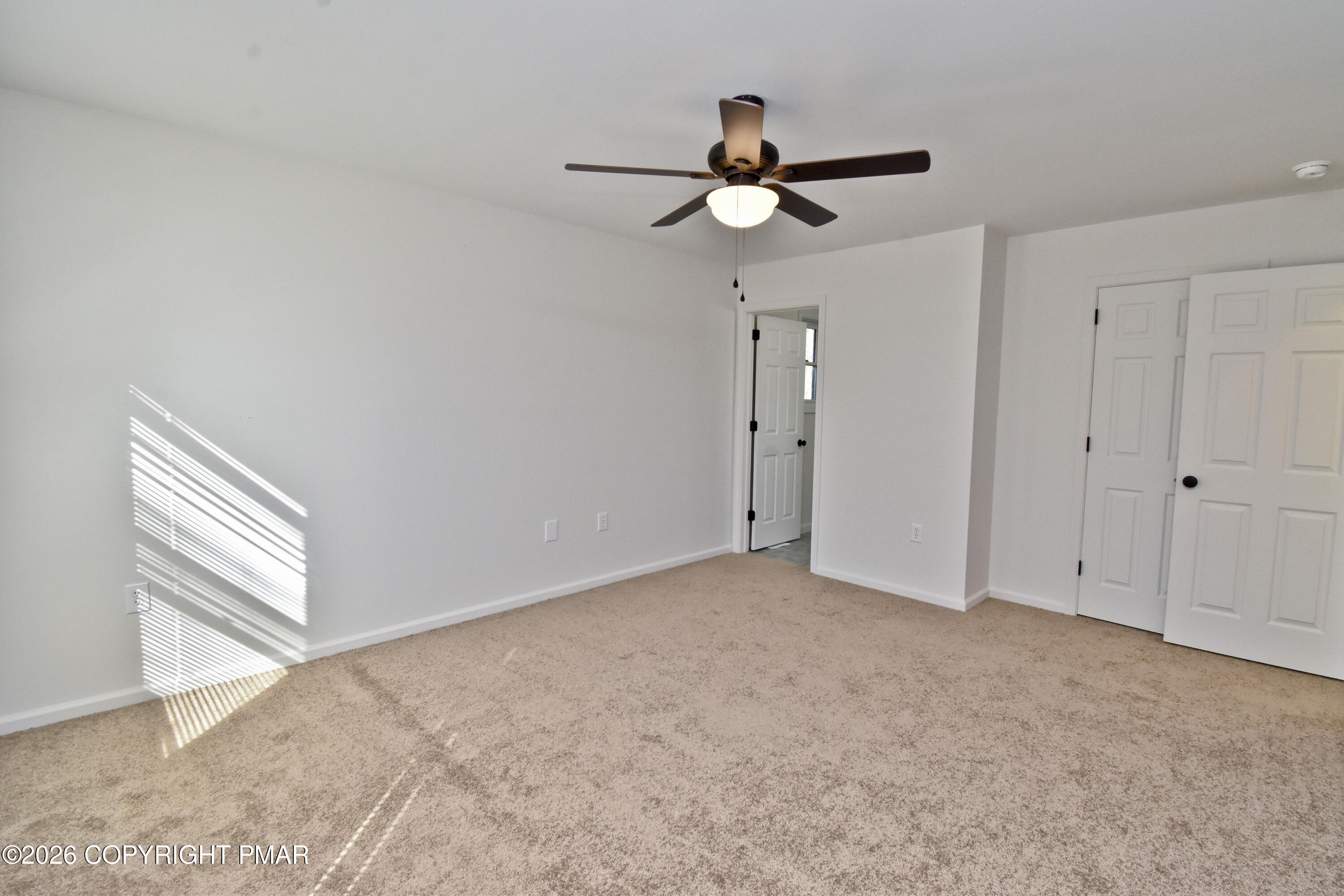 108 Pipher Road Bushkill, PA 18324 - Photo 25 of 50 a view of room with a ceiling fan and window