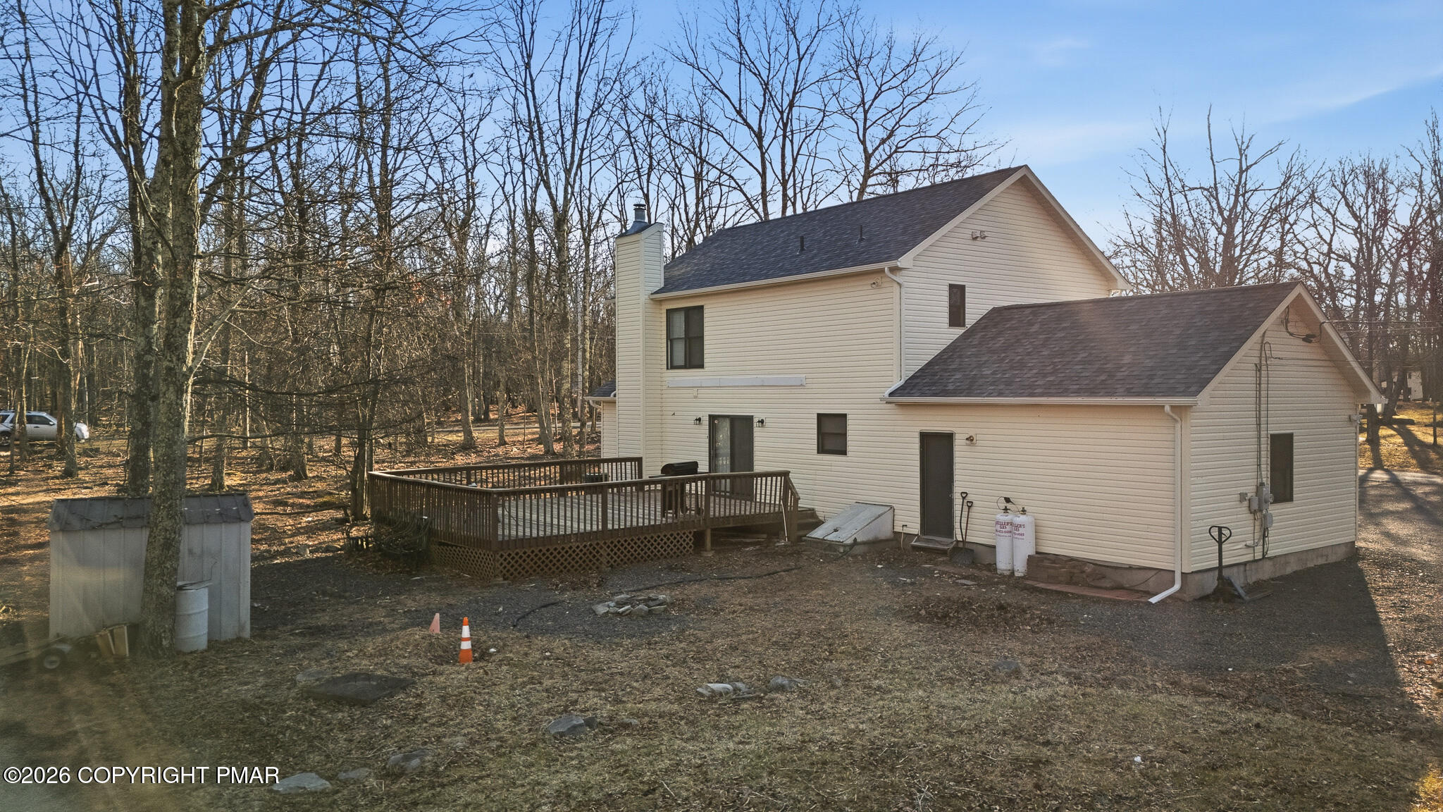 108 Pipher Road Bushkill, PA 18324 - Photo 44 of 50 a view of a house with a yard and sitting area