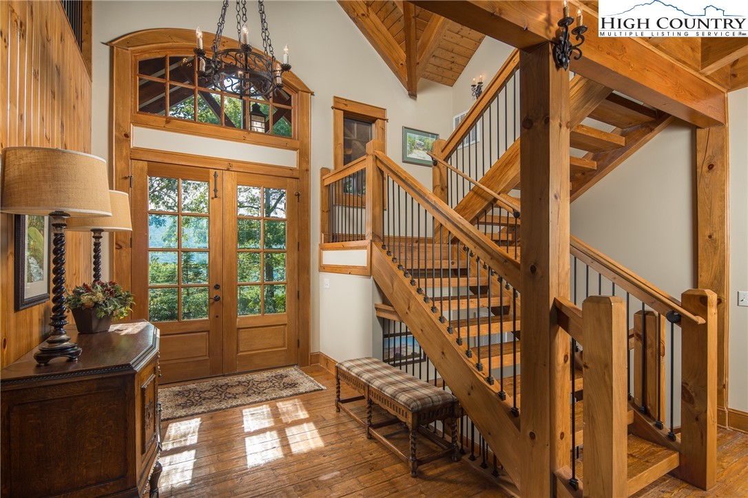 5212 Reynolds Parkway Boone, NC 28607 - Photo 19 of 50 a view of an entryway with wooden floor and windows