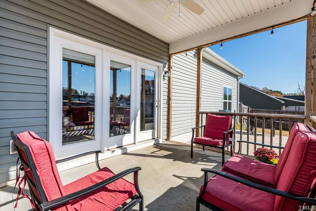 a view of pool with a outdoor space