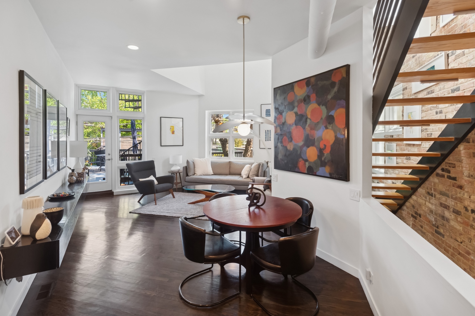 832 West Wolfram Street Chicago, IL 60657 - Photo 13 of 51 a view of a dining room with furniture window and outside view