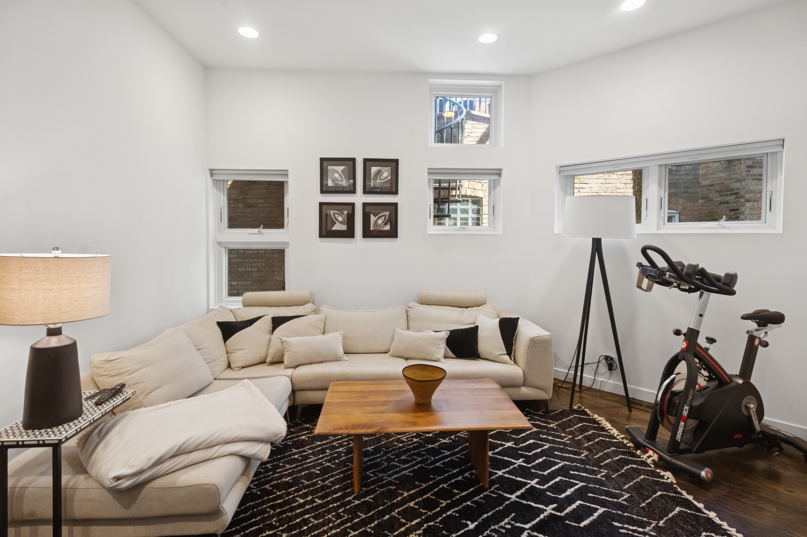 832 West Wolfram Street Chicago, IL 60657 - Photo 7 of 51 a living room with furniture a window and a flat screen tv