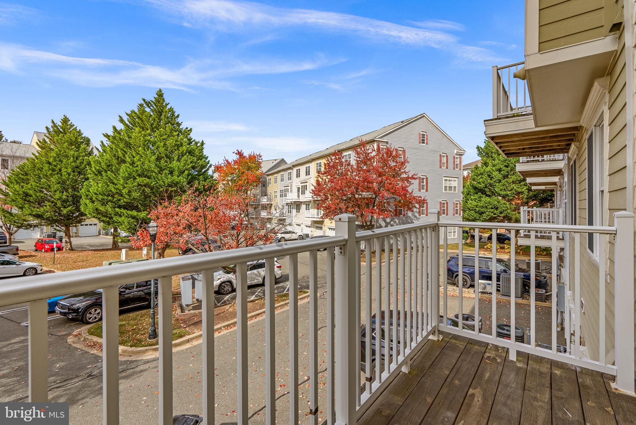 139 Chevy Chase Street, Unit 139 Gaithersburg, MD 20878 - Photo 24 of 27 a view of a balcony from a balcony