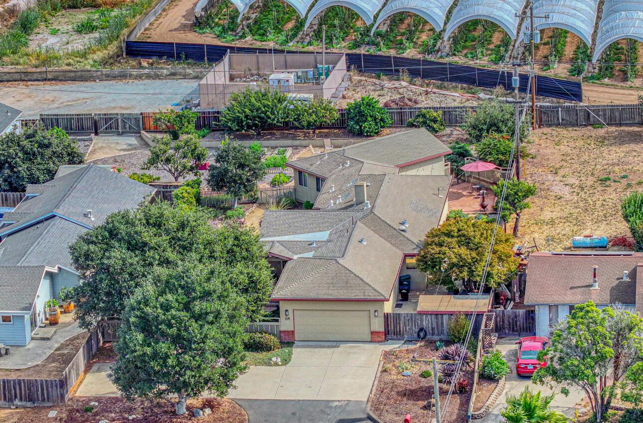 118 Enos Drive Salinas, CA 93908 - Photo 56 of 59 an aerial view of a house with a garden