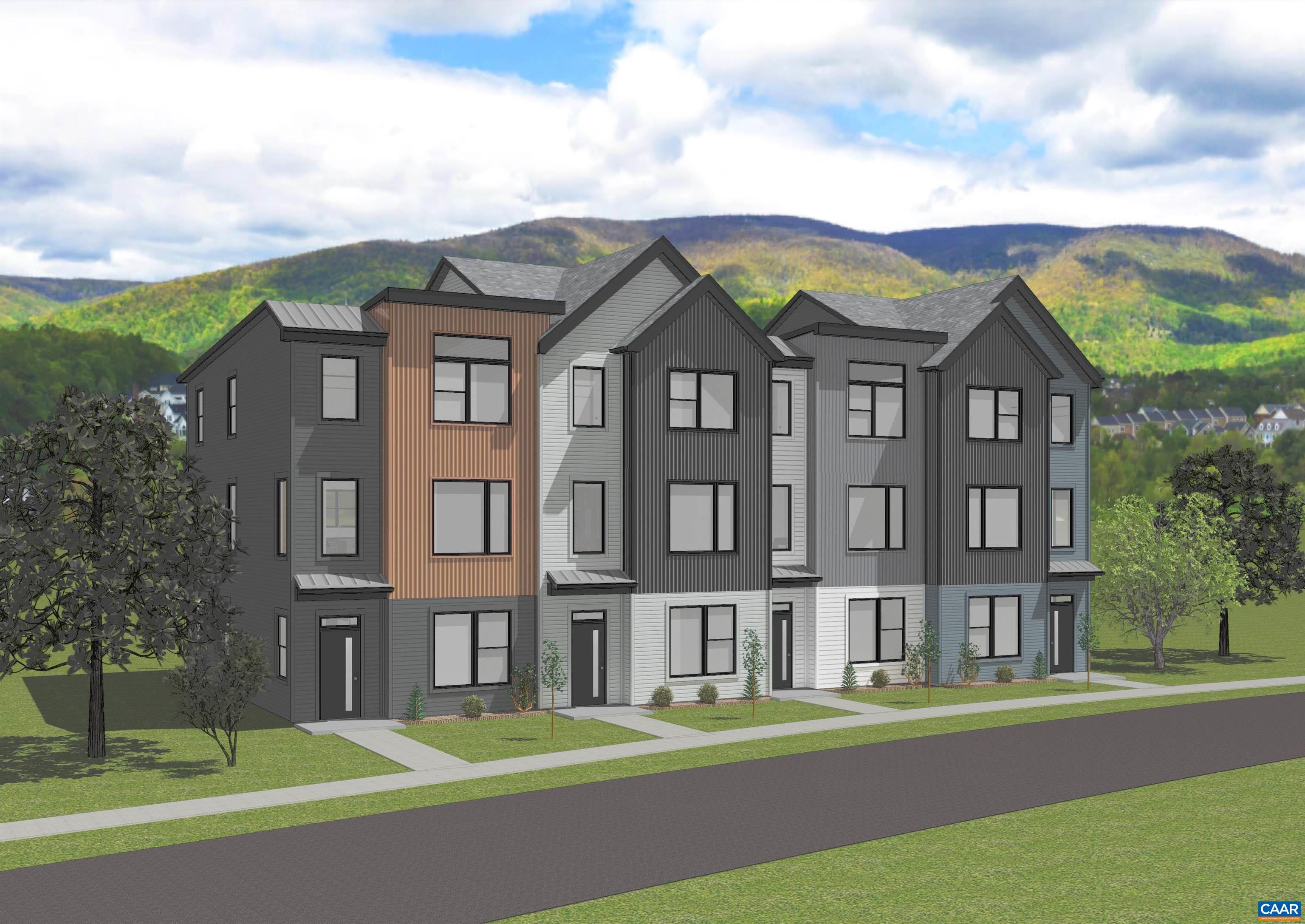 2017 Larkin Avenue Crozet, VA 22932 - Photo 2 of 9 a front view of a building with a garden and trees