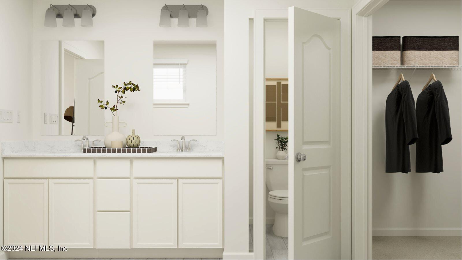 3122 Adelaide Road Green Cove Springs, FL 32043 - Photo 41 of 44 a bathroom with a sink and a mirror