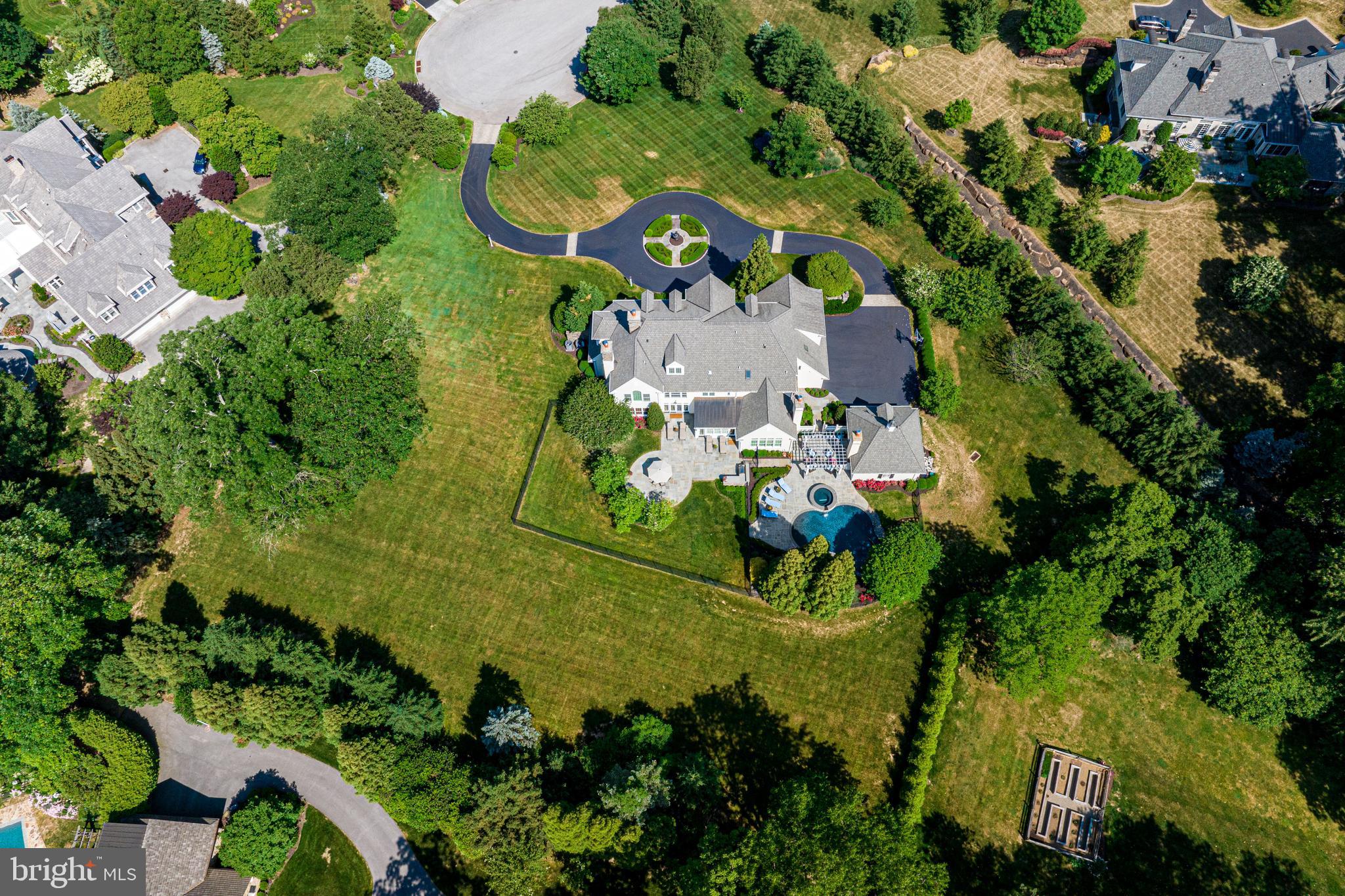 318 Winfield Road Devon, PA 19333 - Photo 22 of 97 an aerial view of a house with a yard