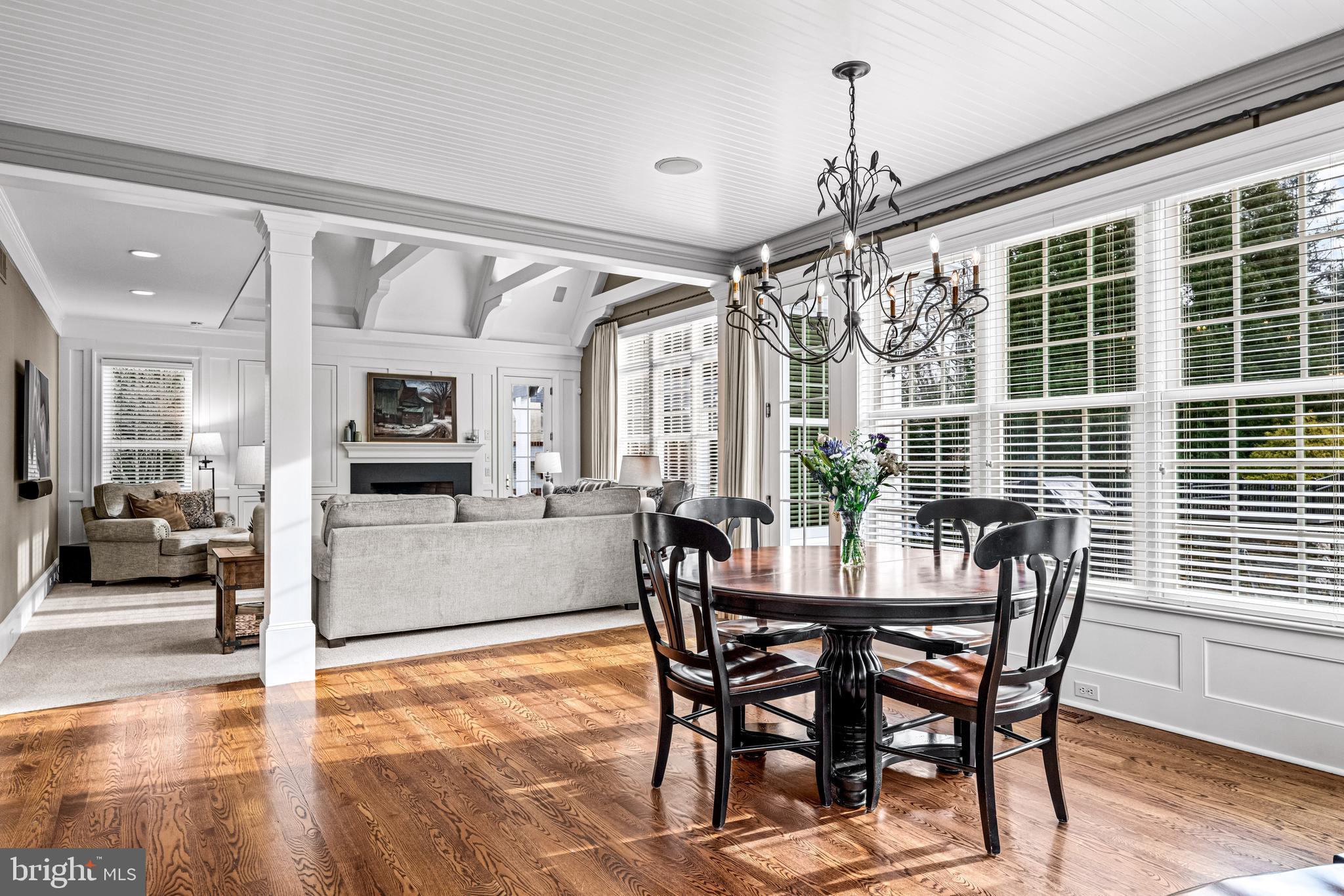 318 Winfield Road Devon, PA 19333 - Photo 51 of 97 a view of a dining room with furniture window and wooden floor