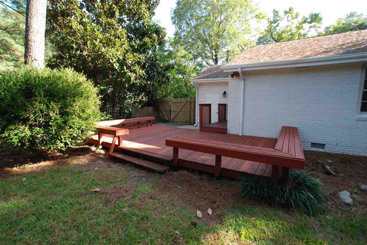 3404 Cherry Lane Raleigh, NC 27607 - Photo 17 of 19 The deck and patio are sunny and bright and perfect for entertaining. Patio/Deck