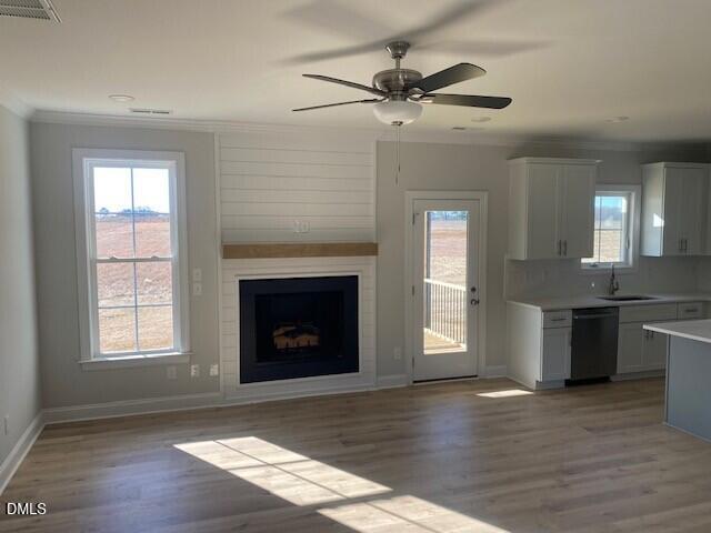 5495 Finch Road Bailey, NC 27880 - Photo 13 of 32 a view of an empty room with window and wooden floor