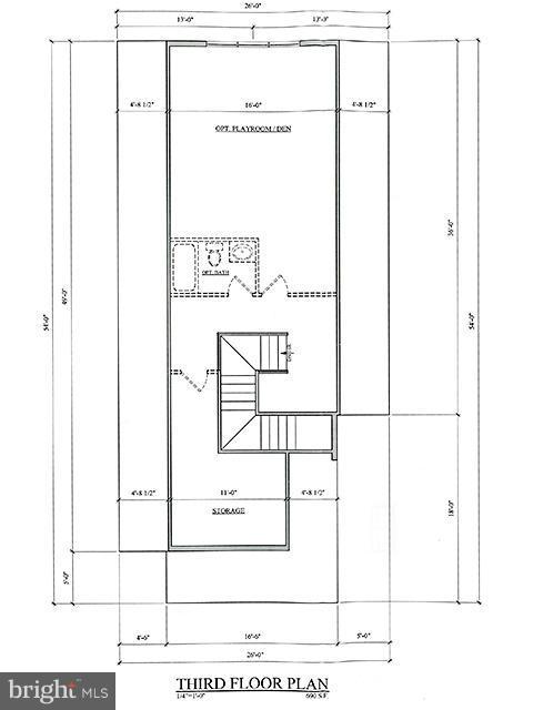 54 Johnson Road Pasadena, MD 21122 - Photo 11 of 28 View of the third floor plan to be finished