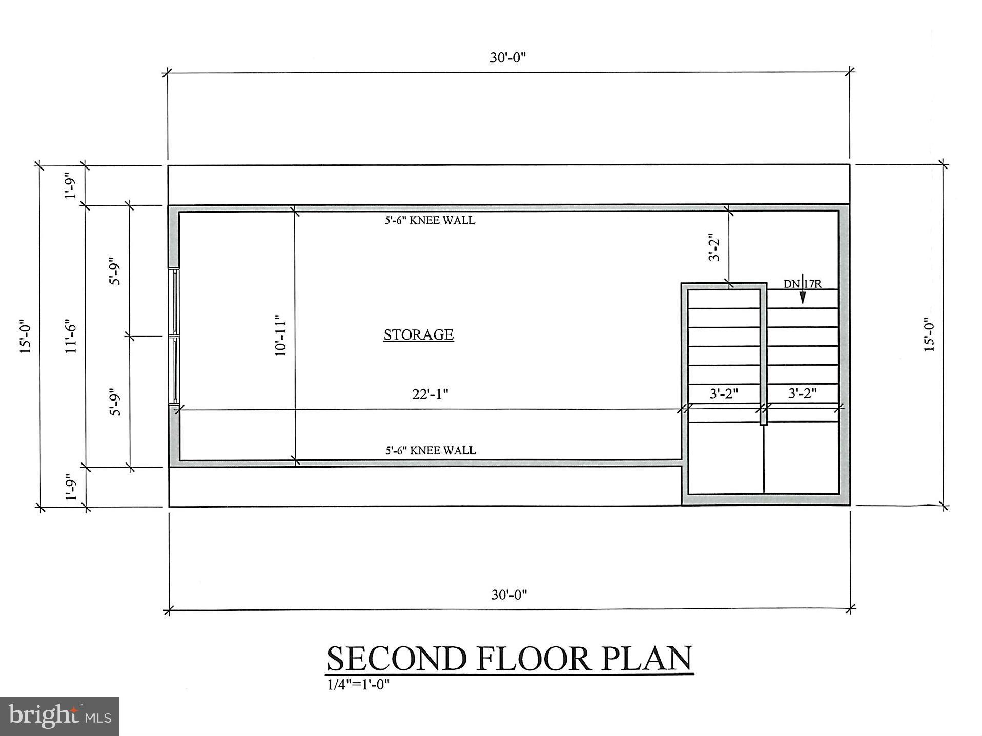 54 Johnson Road Pasadena, MD 21122 - Photo 13 of 28 garage second floor that can be finished
