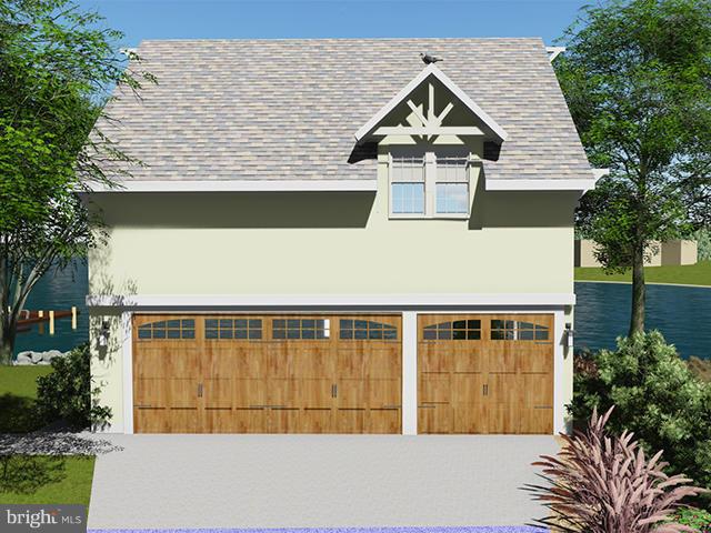 54 Johnson Road Pasadena, MD 21122 - Photo 23 of 28 View of the 3 car garages with office above