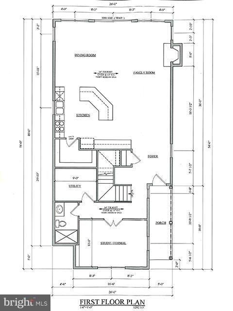 54 Johnson Road Pasadena, MD 21122 - Photo 9 of 28 View of the first floor plan