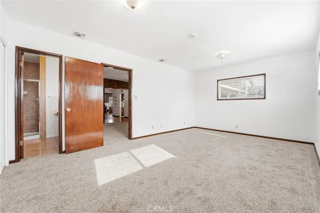 a view of an empty room