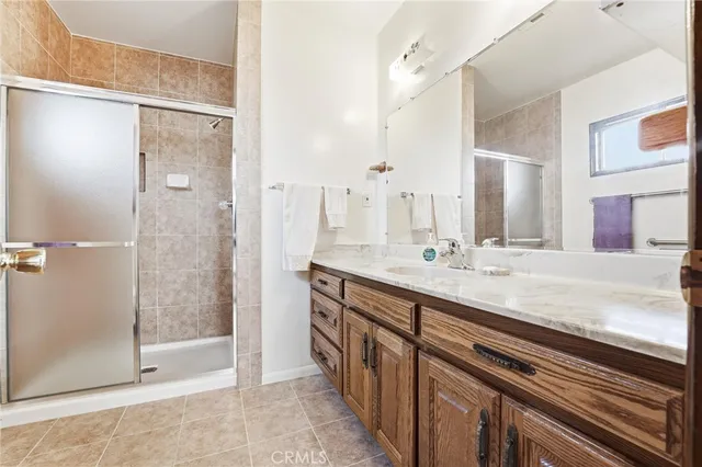 a workspace with furniture and a window