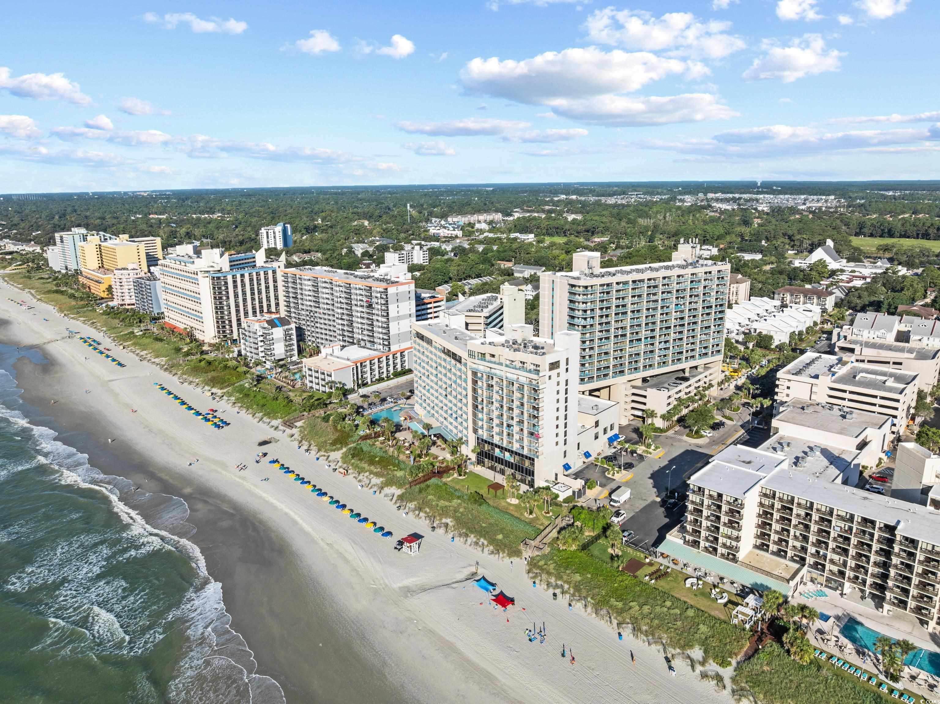 205 74th Avenue North, Unit 1104 Myrtle Beach, SC 29572 - Photo 8 of 40 View of urban area with expansive coastline