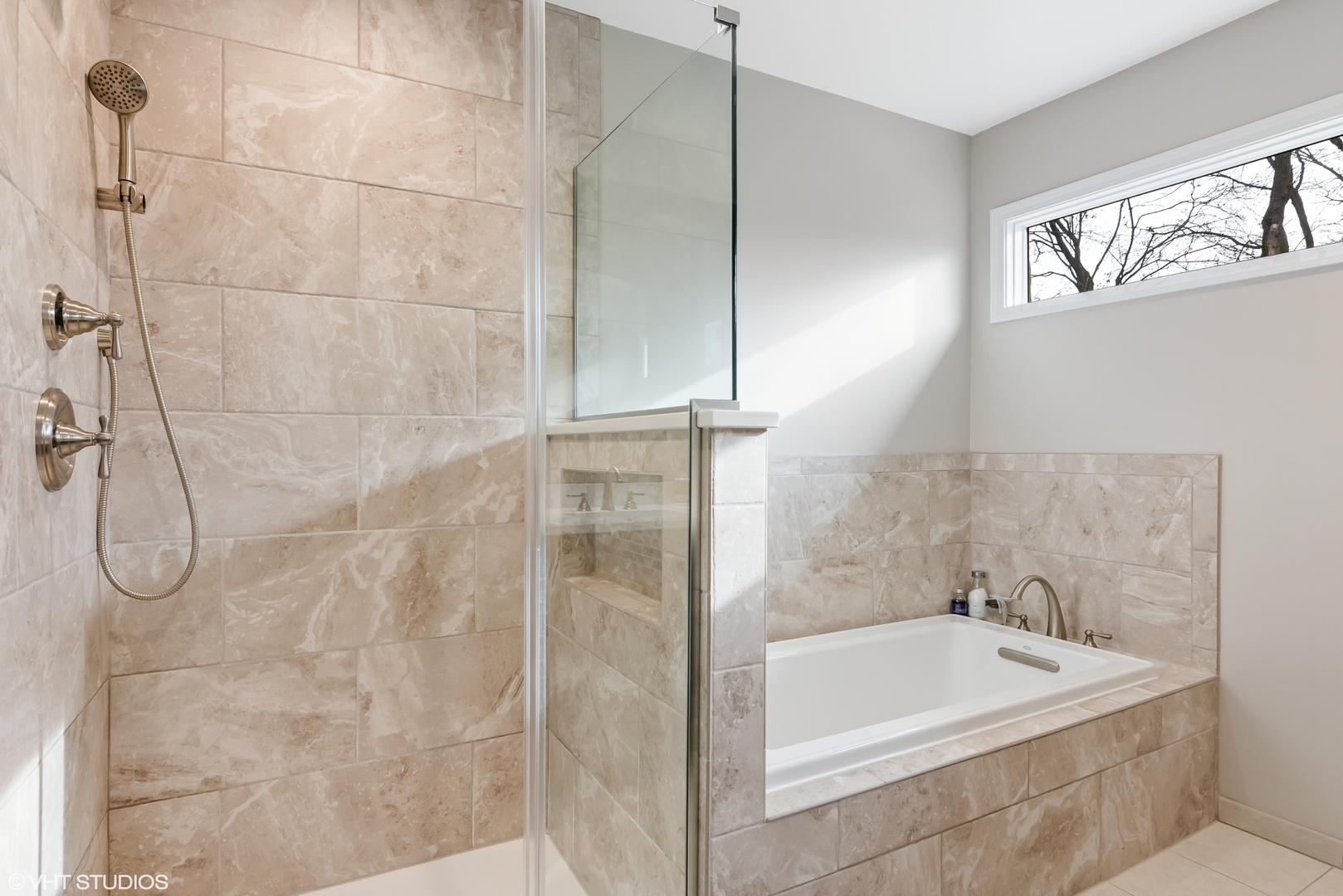 165 Hamilton Lane Wheaton, IL 60189 - Photo 24 of 45 a bathroom with a tub shower and a sink