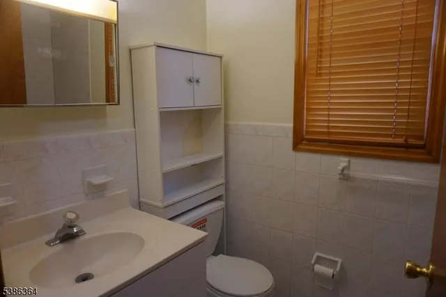 a bathroom with a sink toilet and vanity