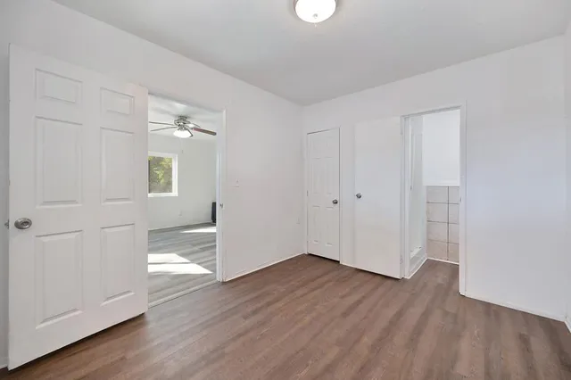 wooden floor in an empty room